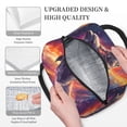 thumbnail image 3 of Fotbe Astronaut Dolphin Pattern Lunch Bag, Insulated Lunch Box, Small Leakproof Cooler Food Lunch Containers Reusable High Capacity Lunch Tote Bags for Work, Travel, Outdoor, 3 of 6