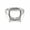 Black Vermeil, variant on 12X12 MM 925 Sterling Silver Cushion Semi Mount Without Stone Adjustable Promise Ring Prong Setting Jewelery for Women Size - 10