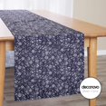 thumbnail image 2 of Deconovo Camino de mesa Designer Series con diseño de dulces, morado, 35,5 cm de ancho x 274,5 cm de largo, Oxford, resistente a las arrugas, al agua y a los derrames., 2 of 7