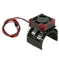 thumbnail image 6 of 28000RPM Metal Motor Cooling Fan Durable Motor Heat Sink Radiator for F540 550 3650 3660 30mmRed, 6 of 8