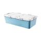 thumbnail image 1 of Caja de almacenamiento debajo de la cama, organizador de armario, resistente y grueso, práctico cajón organizador, contenedor de almacenamiento con Azul, 1 of 8