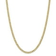 thumbnail image 6 of 14K Yellow Gold 4.3mm Semi-Solid Curb Link Chain 16 Inch, 6 of 6