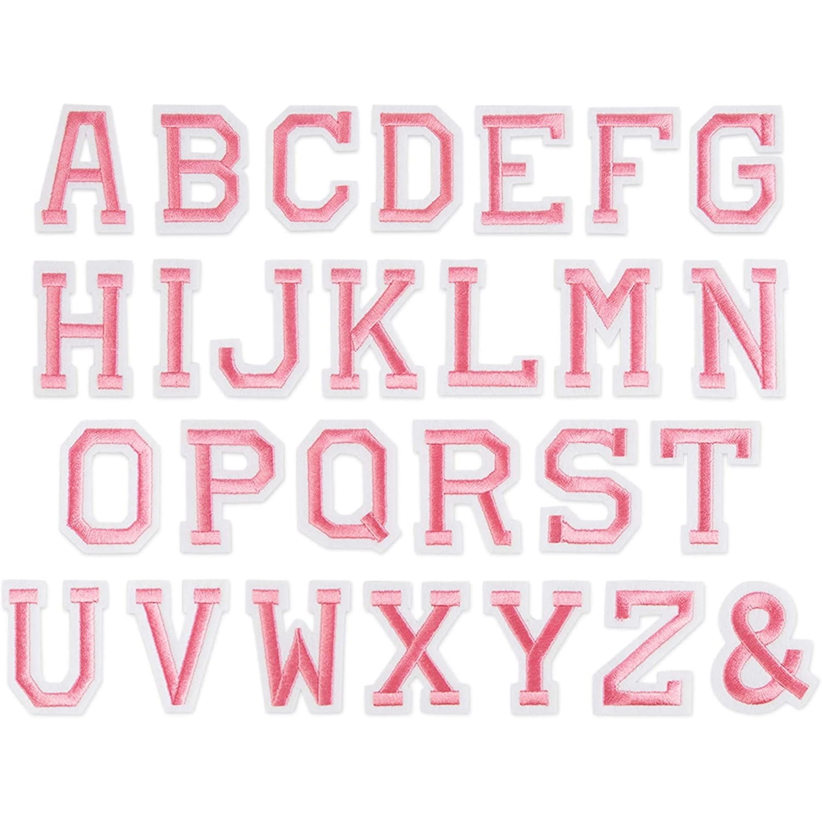 Number 5 Five Patch Alphabet Letter Iron Sew On Applique Motif 