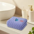 thumbnail image 6 of Xuniizn Bath Towel and Wash Cloths Set: Cartoon Animal Water Pattern Bath Towel 70x140Cm, 100%Polyester, Highly Absorbent & Fade Resistant, 6 of 7