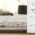 thumbnail image 2 of SAFAVIEH Natura Blazhe Checkered Area Rug, Gray/Ivory, 6' x 9', 2 of 7