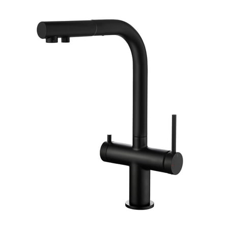 Kibi Circular 2-in-1 Water Filter Kitchen Pull Out Faucet
