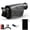 Black night vision device with 32GB high-speed card, card reader, and storage pouch, variant on KLZO-ABS 10x40 IR Night Vision Monocular with 16x Zoom, 1.54" HD Display & 32GB Card, USB-C Charging for Hunting, Camping, Wildlife, Security, Photography