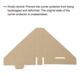 thumbnail image 4 of Unique Bargains Adjustable Cardboard Corner Protector, 9x9x2cm Cardboard Edge Protector Pack of 100, 4 of 5
