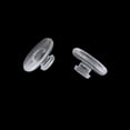 thumbnail image 3 of 25 Pairs of Anti-slip Silicone Round Eyeglasses Nose Pads (Transparent), 3 of 3