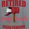 thumbnail image 3 of CafePress - Retired Postal Worker Funny Postman Hel Sweatshirt - Crew Neck Sweatshirt, 3 of 4