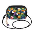 thumbnail image 2 of FORMRS Mini Crossbody Bag for Women Adjustable Rope Shoulder Casual Phone Purse, Colorful Toucans Pattern, 2 of 7