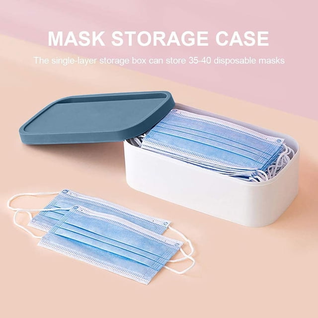Leutsin 1 Pce Boîte de Rangement Portable pour Masque d'Humidité à une Seule Grande Capacité