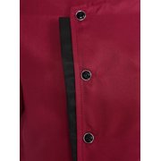 Raenseen Chef Coat for Men and Women Classic Cooking Uniform Short Sleeve Unisex Restaurant Kitchen Red M