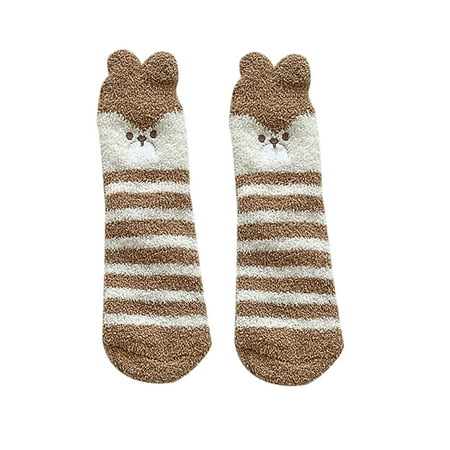

Fuzzy Socks for Women Winter Warm Cozy Socks Casual Fluffy Socks Cute Animal Home Sleeping Socks Outdoor Gifts