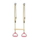 thumbnail image 4 of Juego de columpios de trapecio para niños y adultos, equipo de juegos con anillos de gimnasio Rosa, 4 of 9