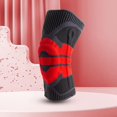 thumbnail image 1 of Rodilleras de apoyo shaofei Para meniscos con almohadillas de gel 2XL negro y rojo, 1 of 4