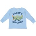 thumbnail image 3 of Inktastic Daddy's Wingman Airplane Design Boys or Girls Long Sleeve Toddler T-Shirt, 3 of 5