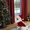 thumbnail image 4 of Pet's Clothes Christmas Holiday Santa Costume Suitable For Small Medium And Large Dogs With And A Hat Perfect For Holiday Parties., 4 of 5