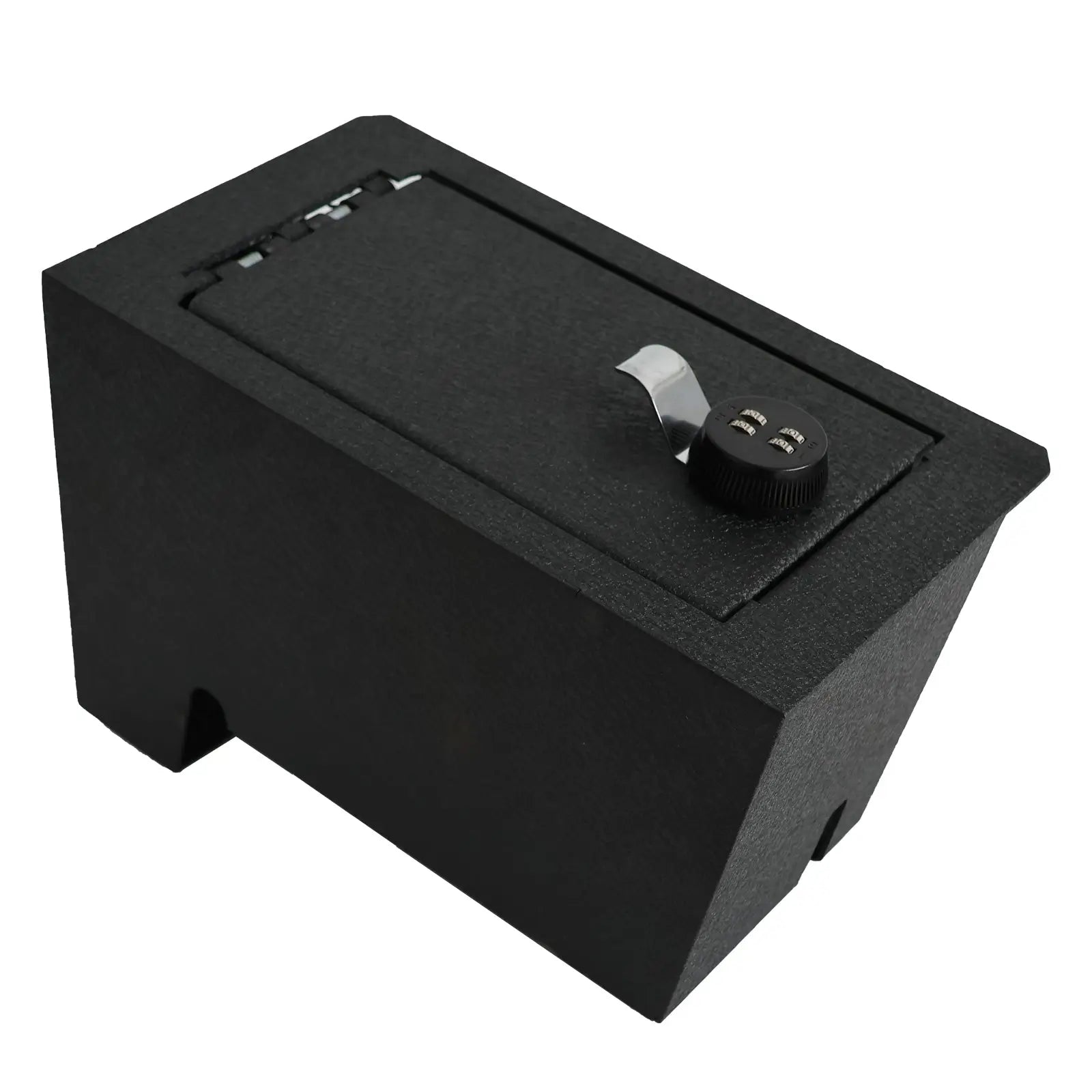 Center Console Safe Gun Safe, WASAI Premium In-vehicle Console Gun Vault Lockbox Compatible with 2022-2024 Toyota Tundra, 2023-2024 Toyota Sequoia, 4-Digit Combination Lock.