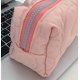 thumbnail image 3 of Bolsa de maquillaje (rosa), bolsa de maquillaje de viaje con asa, bolsa de maquillaje de viaje de gran capacidad para mujeres y niñas, 3 of 5