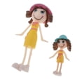 thumbnail image 2 of Lovely Girl Doll Juguetes para 1/12 Dolls House Decoración en miniatura Amarillo Zulema Dollhouse Miniature Dolls, 2 of 6