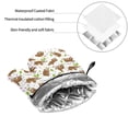 thumbnail image 6 of Pofeuu Cute Sloth Print Oven Mitts and Pot Holders 4 pcs Set,High Heat Resistant 500 Degree Extra Thicken Long Kitchen Cotton Oven Glove for Cooking, 6 of 6