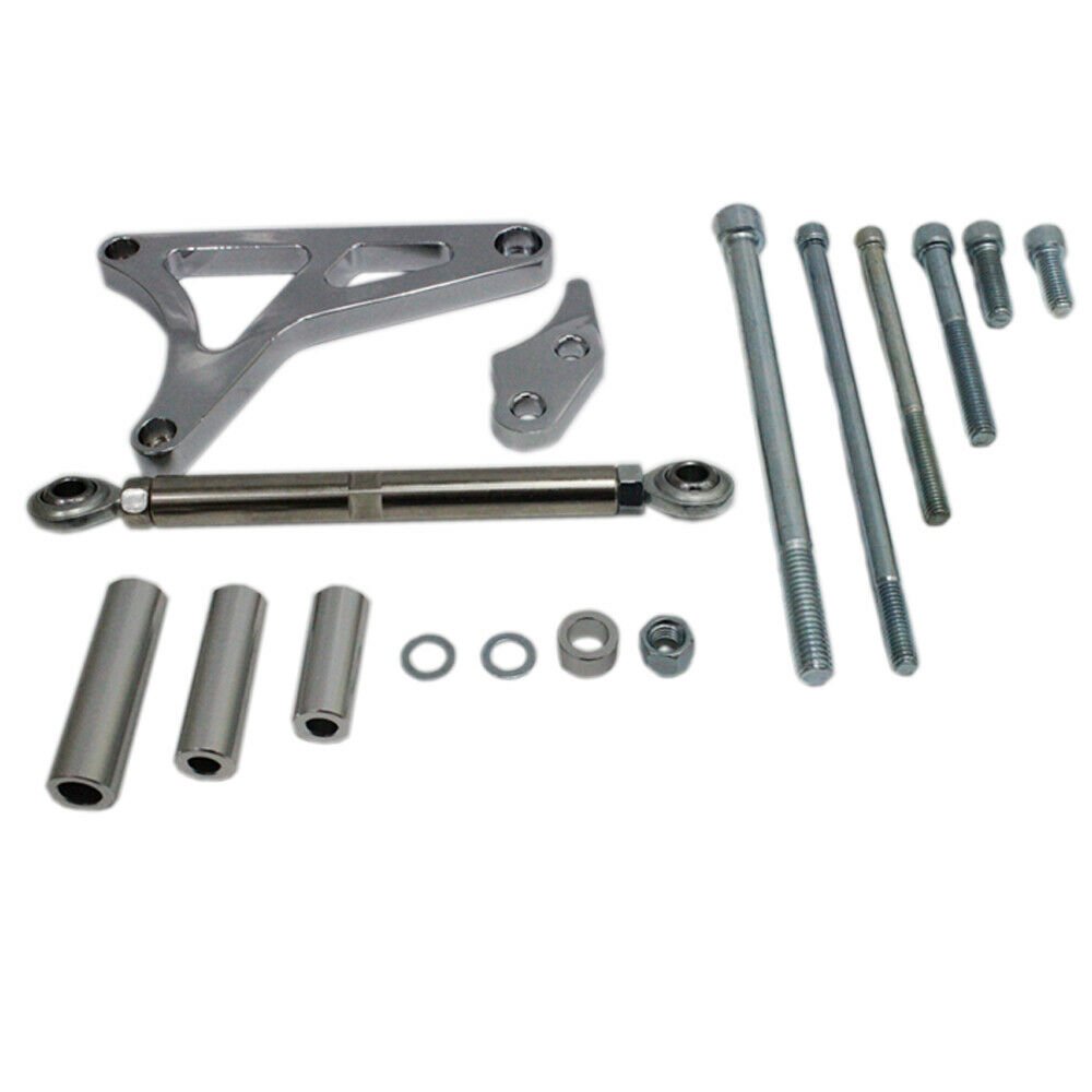 For SB Ford 302 Chrome Aluminum Alternator Bracket Kit 260 289 5.0