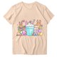 thumbnail image 1 of Blusas de Manga Corta para las Mujeres Divertida Impresión Cuello Redondo Camiseta Vintage, Blusas de Primavera para las Mujeres, 1 of 4