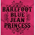 thumbnail image 2 of Country Barefoot Blue Jean Princess Womens Slim Fit Graphic Tee Brisco Brands S, 2 of 5