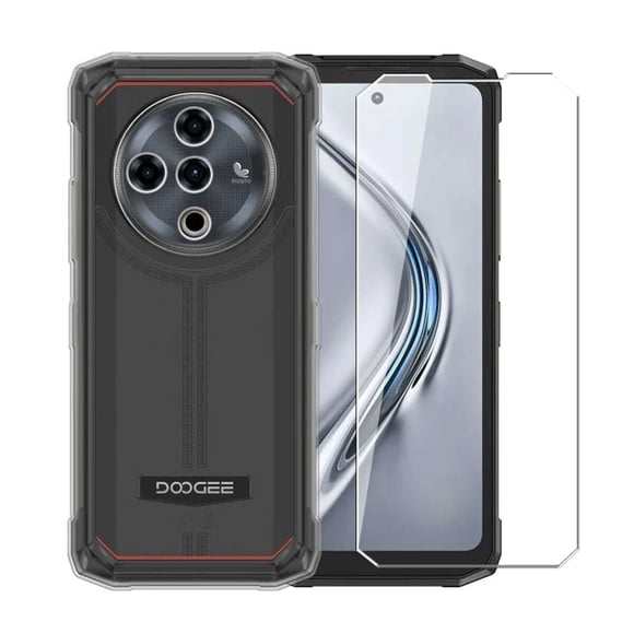 Funda + Protector de pantalla de cristal para Doogee Fire 6 Power