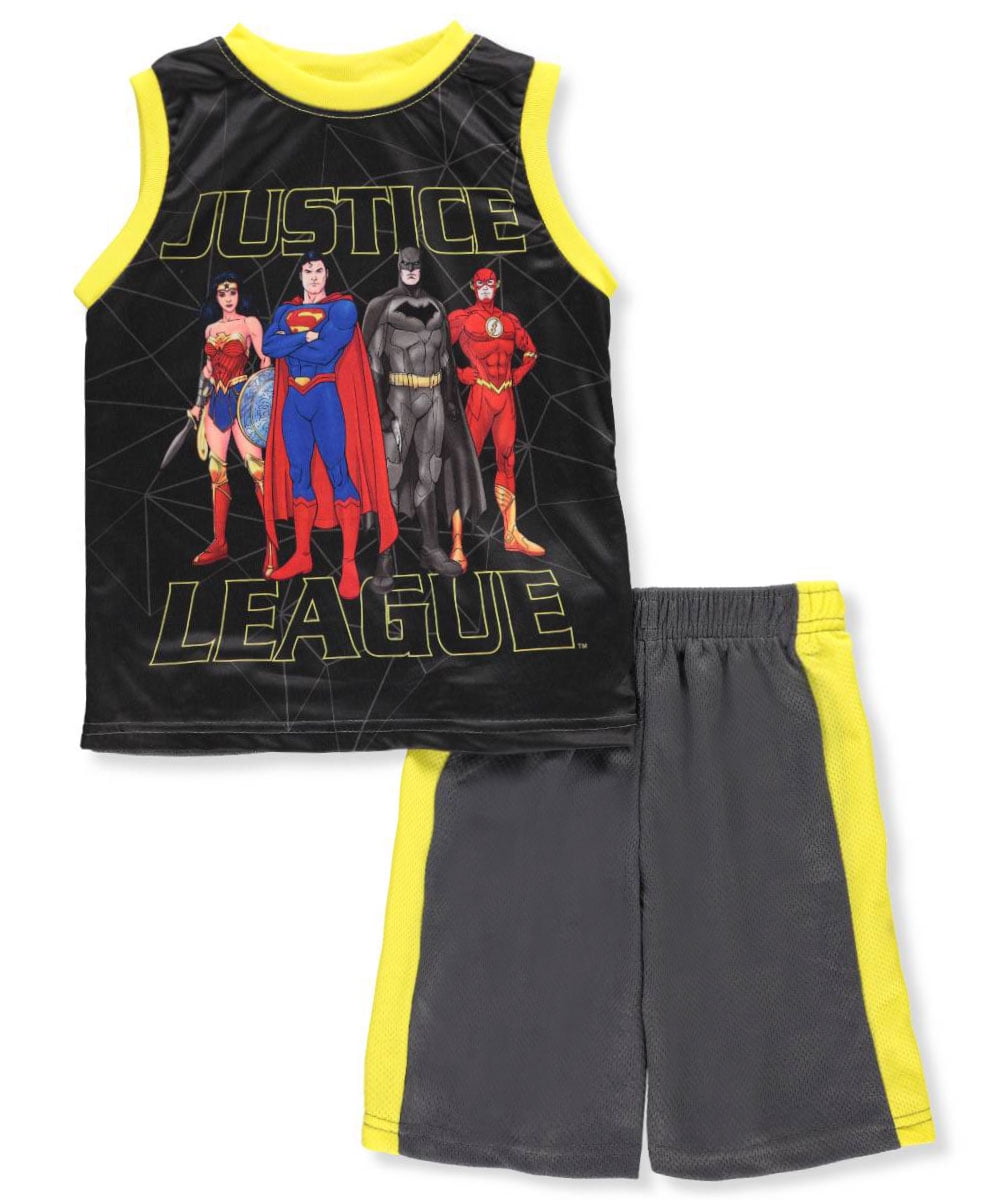 Justice League Boys' 2Piece Short Set Outfit