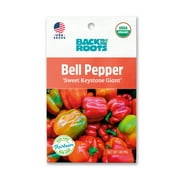 Back to the Roots Organic Sweet Keystone Giant Bell Pepper Seeds, 1 Seed Packet