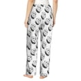 thumbnail image 3 of Naloa Cool Dog Print Women’s Ultra-Soft Comfy Pajama Lounge Pants with Pockets & Drawstring, 3 of 8