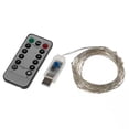 thumbnail image 3 of Paquete de 3 cuerdas de luces de hadas con pilas y mando a distancia, 10 pies, 30 LED, para jardines, 3 of 5