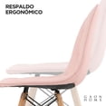 thumbnail image 4 of Set De Sillas Estilo Eames Gaon Home GN-PUEC01 Tapizadas En Vinipiel Rosa, 4 of 8