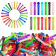 thumbnail image 1 of 80 Pieces Multi-Color Orthodontic Ligature Ties Orthodontic Elastic 2080 O-Rings Braces Bands, 1 of 7