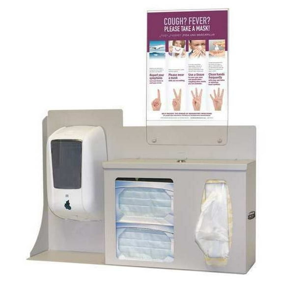 Bowman Dispensers Hygiene Station,Brown,22 1/4" W BD205-0012