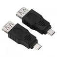 thumbnail image 3 of Paquete de 10 adaptadores USB 2.0 múltiples, conectores convertidores micro/mini macho/hembra, 3 of 7