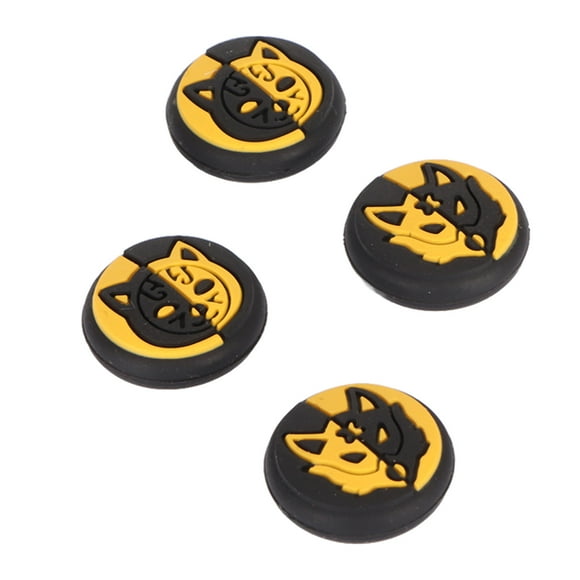 Silicone Thumb Grip, Cute Ergonomic Design Easy Installation Comfortable Touch Compact Slip Resistance Silicone Joystick Cover for Game Controller Accessories