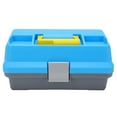 thumbnail image 2 of Fishing Gear Box, Strong And Durable Classic Tray Tackle Box Convenient Proable With Three-layer For Fishing, 2 of 8
