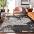 thumbnail image 7 of Addison Rugs Mayfield Premium Machine Washable Transitional Animal Gray Rectangle Rug, 9' X 12' Machine Washable Transitional Animal Gray Oversized Sherpa Throw Blanket, 7 of 7