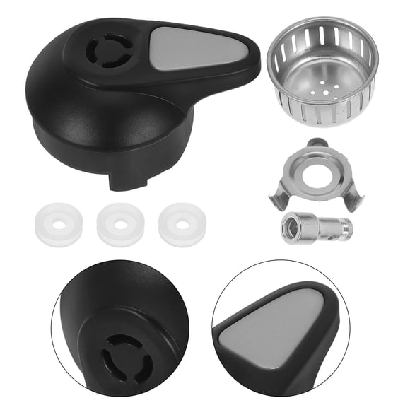 Raindrops Anti-Blocking Pressure Cooker Valve Gasket Replacement with Easy Installation Black