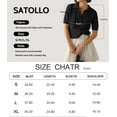 thumbnail image 6 of Womens Short Sleeve Sweater Tops Cable Knit Casual Summer V Neck Polo Shirts, 6 of 6