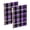 Purple Scottish Tartan, variant on Haosy Red and White Checkered Notebooks 1-subject Journal 60 Sheets A5 College Ruled Paper Detachable Ring 8.3"x5.7"