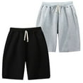 thumbnail image 6 of Akiihool Baby Boy Shorts Toddler Youth Athletic Shorts for Boys Sports (Black,7-8 Years), 6 of 7