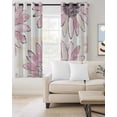 thumbnail image 2 of Pink Spring Floral Blackout Curtains for Bedroom Living Room Darkening Curtains 90 Inch Summer Flowers Botanical Vintage Black Out Window Curtain Privacy Window Treatment Grommet Drapes 52"x90"x2, 2 of 9