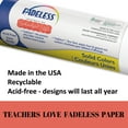 thumbnail image 2 of Fadeless Schoolgirl Style Bulletin Board Paper, 48" x 50' Roll, Coral Sugar, 2 of 4