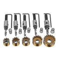 thumbnail image 2 of 5pcs 16-30mm High Speed Steel Drill Set Meche Cutter For Drilling Cylindrical Saw - Gold Hy, 2 of 5
