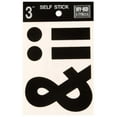 thumbnail image 2 of 30437 Address Letters, "Symbols", Black Vinyl, Adhesive, 3-In. - Quantity 10, 2 of 3