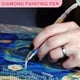 thumbnail image 2 of Bolígrafo Eléctrico para Arte de Diamante Unique Bargains con Accesorios, Bolígrafo para Pinturas de Diamante Duradero y Fácil de Usar, Morado, 1 Set, 2 of 7